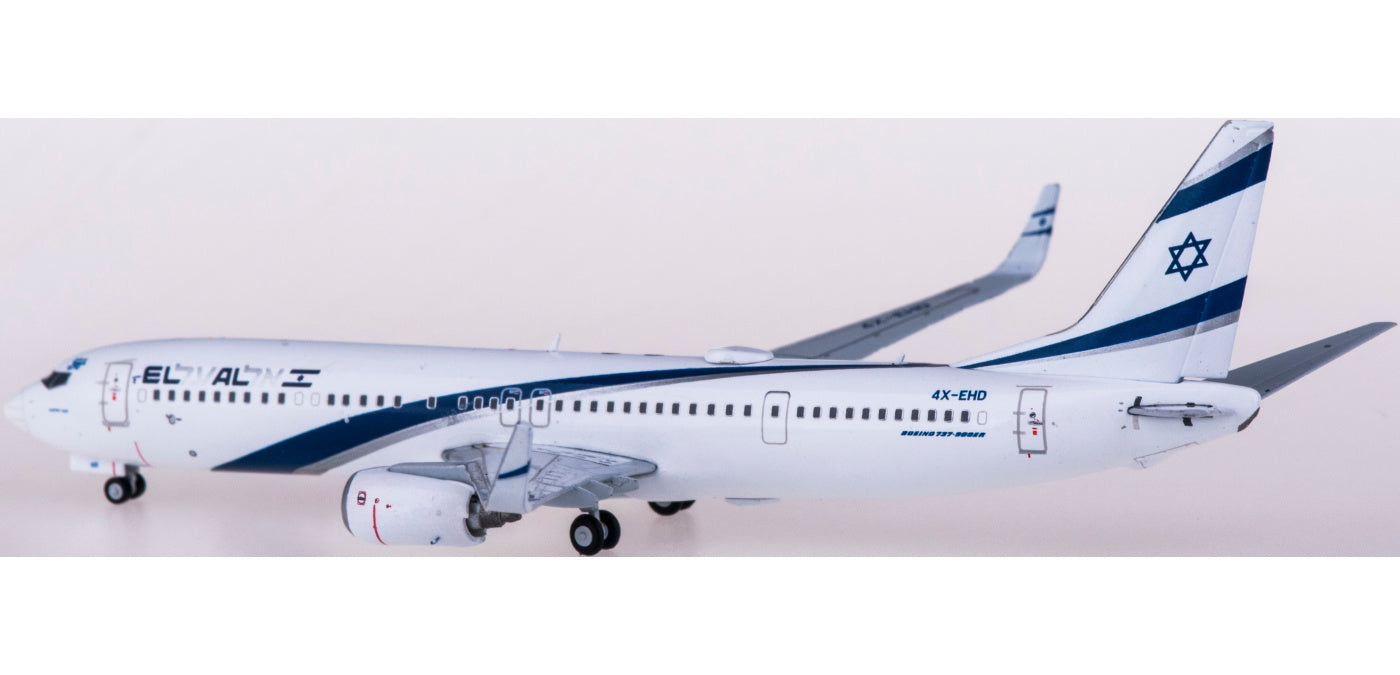 1:400 Geminijets GJELY1956 El Al Boeing 737-900ER 4X-EHD+Free Tractor