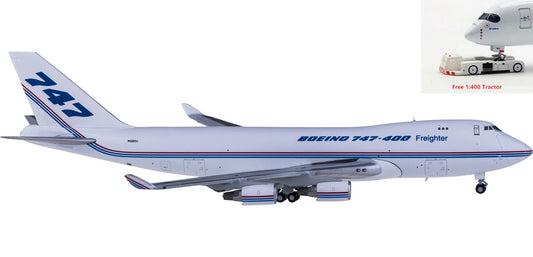 1:400 JC Wings XX4446 Boeing 747-400F N6005C Cargo+Free Tractor