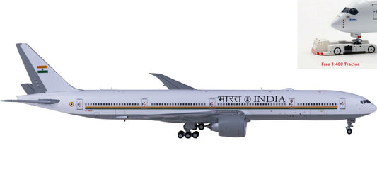 1:400 JC Wings LH4179 IAF India Air Force Boeing 777-300ER VT-ALW+Free Tractor