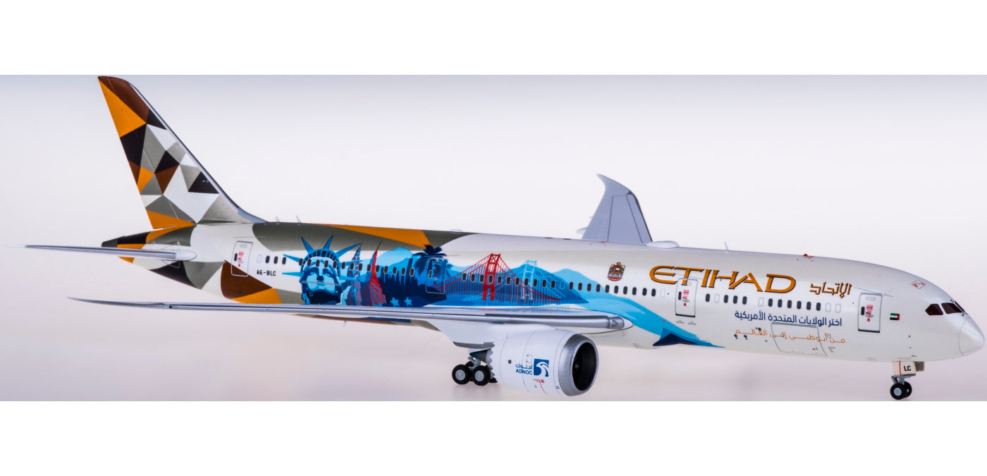 1:200 JC Wings XX2425 Etihad Airways  Boeing 787-9 Dreamliner A6-BLC Choose the USA