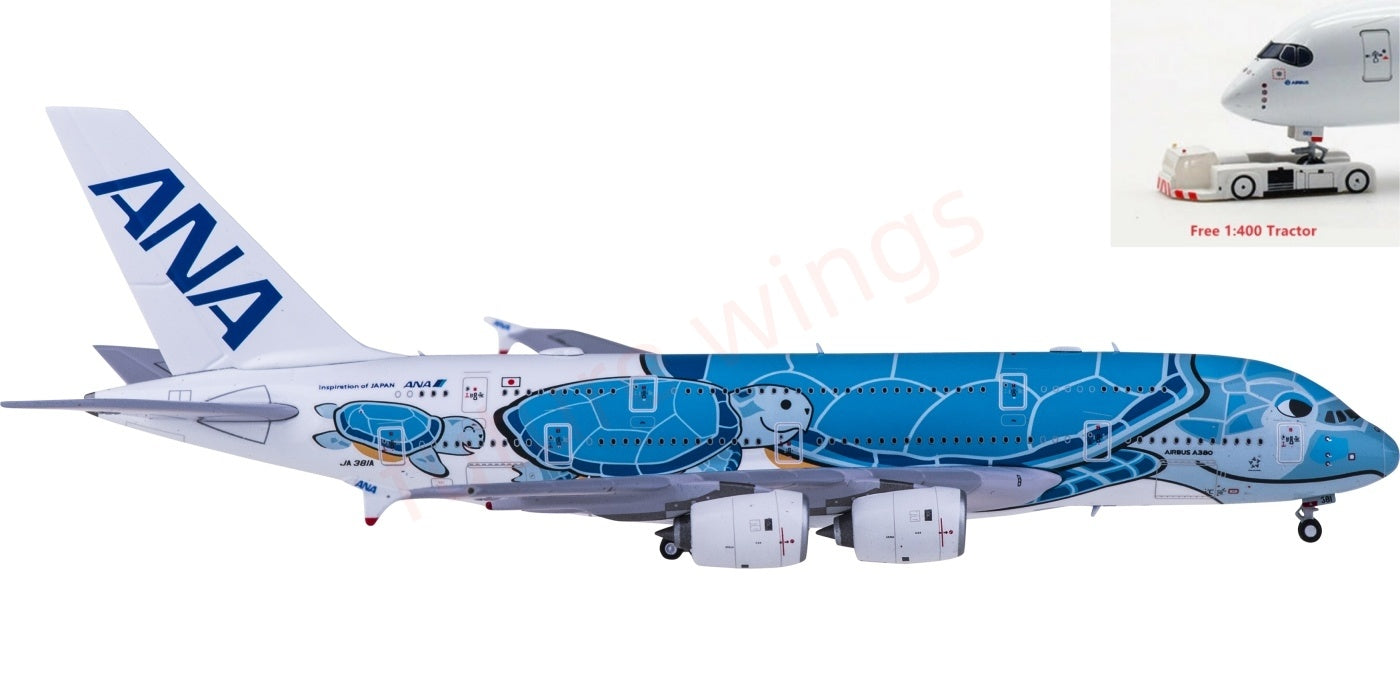 JC WINGS 1/200 ANA A380 　ラニ JA381A Amazon.com: JC Wings ANA Airbus A380 JA381A Flying Honu - Lani