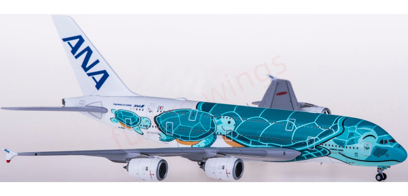 1:400 JC Wings EW4388007 ANA Airbus A380 JA382A Kai Aircraft Model+Free Tractor