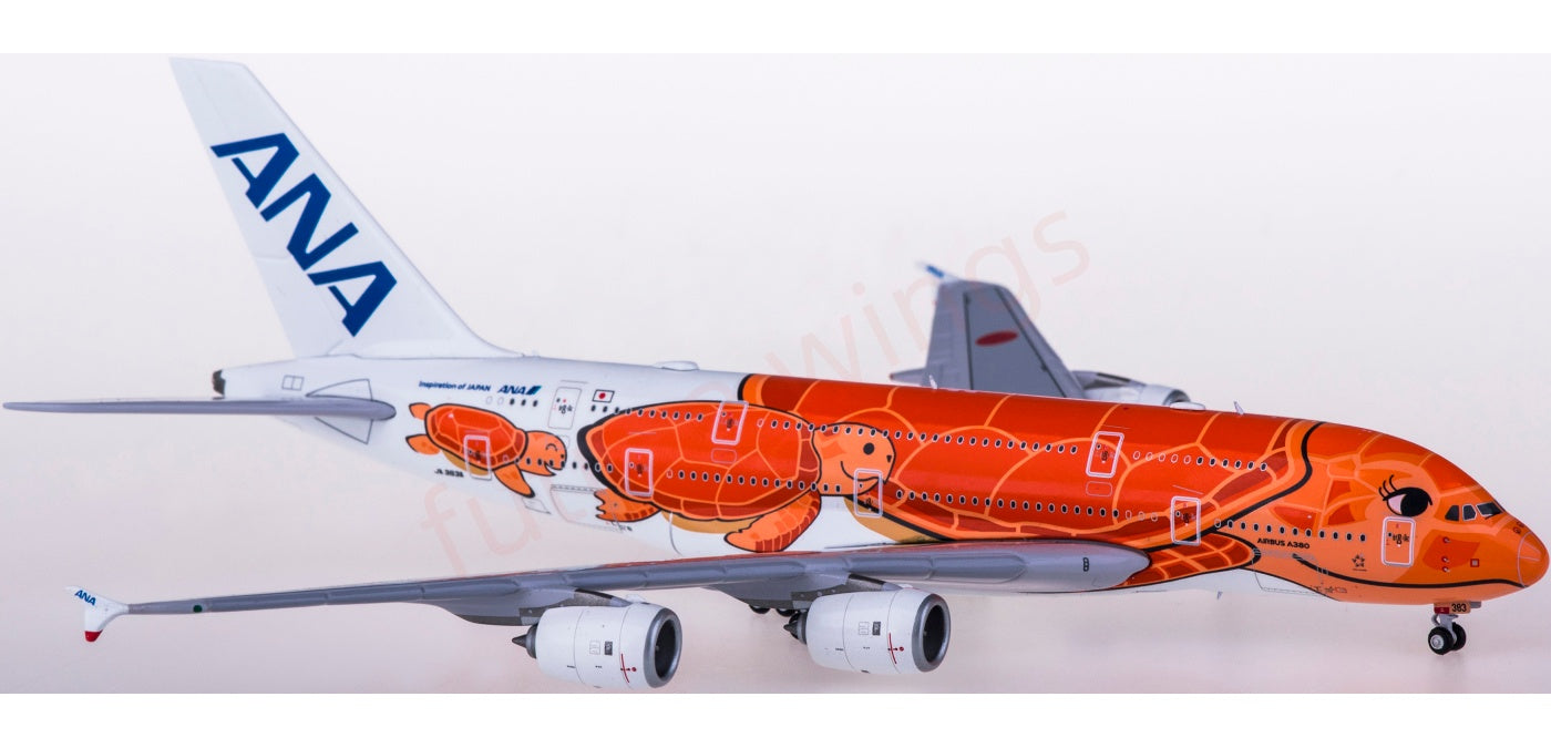 1:400 JC Wings EW4388008 ANA Airbus A380 JA383A Kala Aircraft Model+Free Tractor