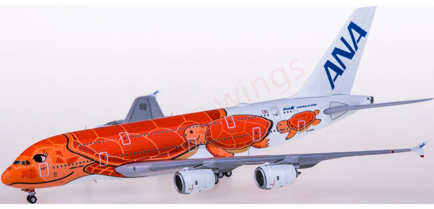 1:400 JC Wings EW4388008 ANA Airbus A380 JA383A Kala Aircraft Model+Free Tractor