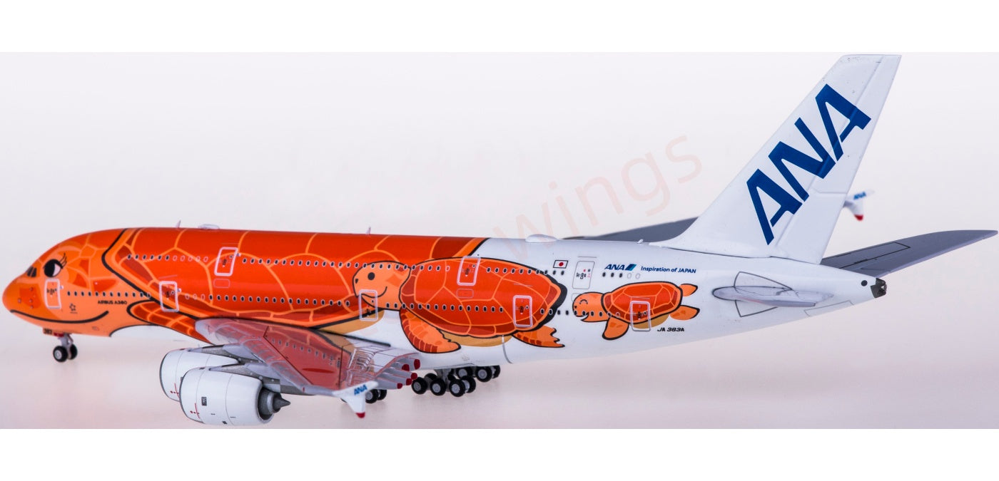 1:400 JC Wings EW4388008 ANA Airbus A380 JA383A Kala Aircraft Model+Free Tractor