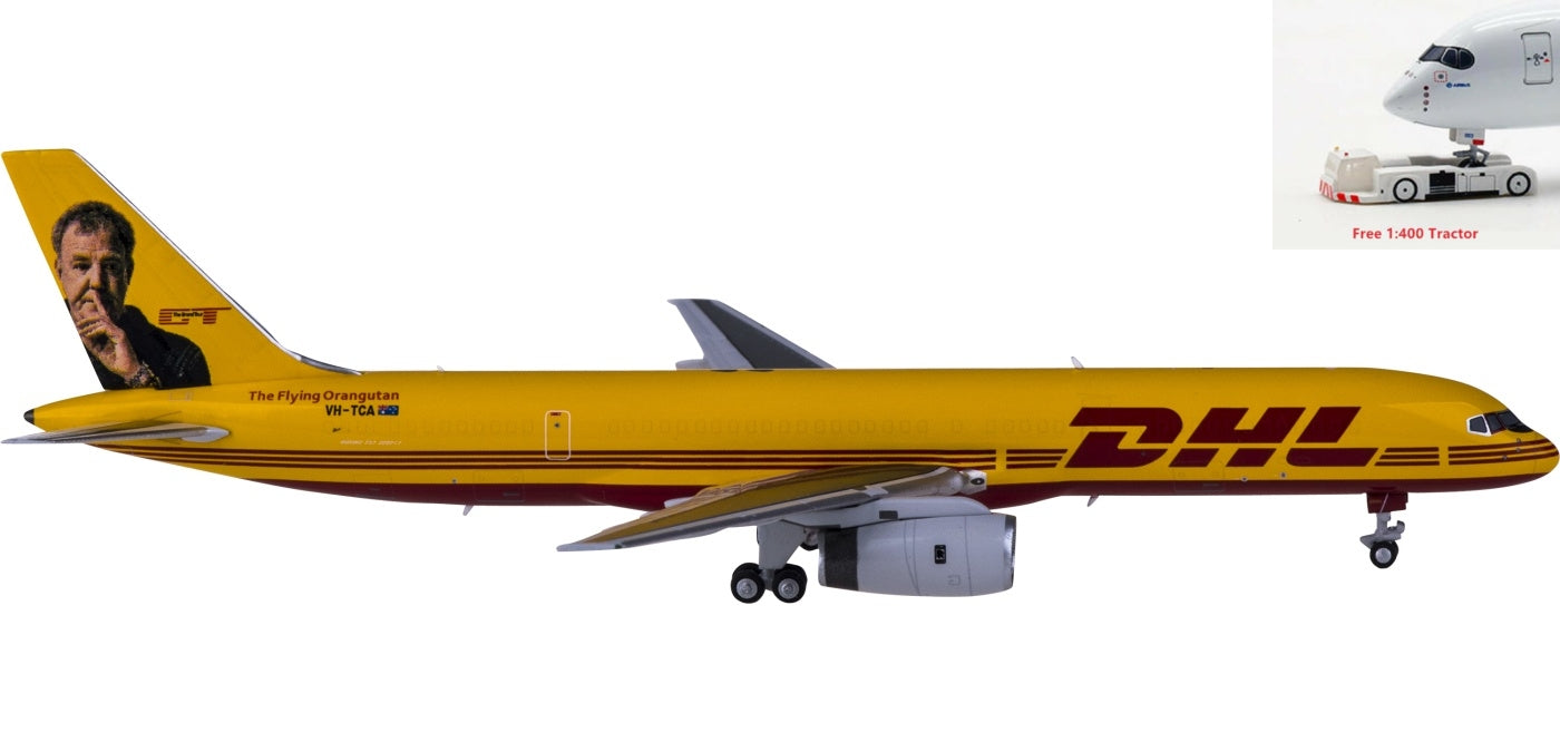 1:400 NG Models NG53169 DHL  Boeing 757-200PCF VH-TCA Jeremy Clarkson+Free Tractor