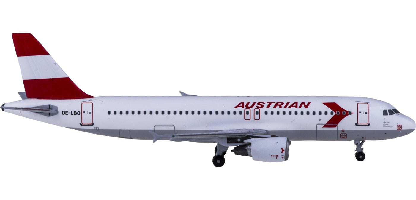 (Rare)1:400 AeroClassics AC419926 Austrian Airlines Airbus A320 OE-LBO +Free Tractor