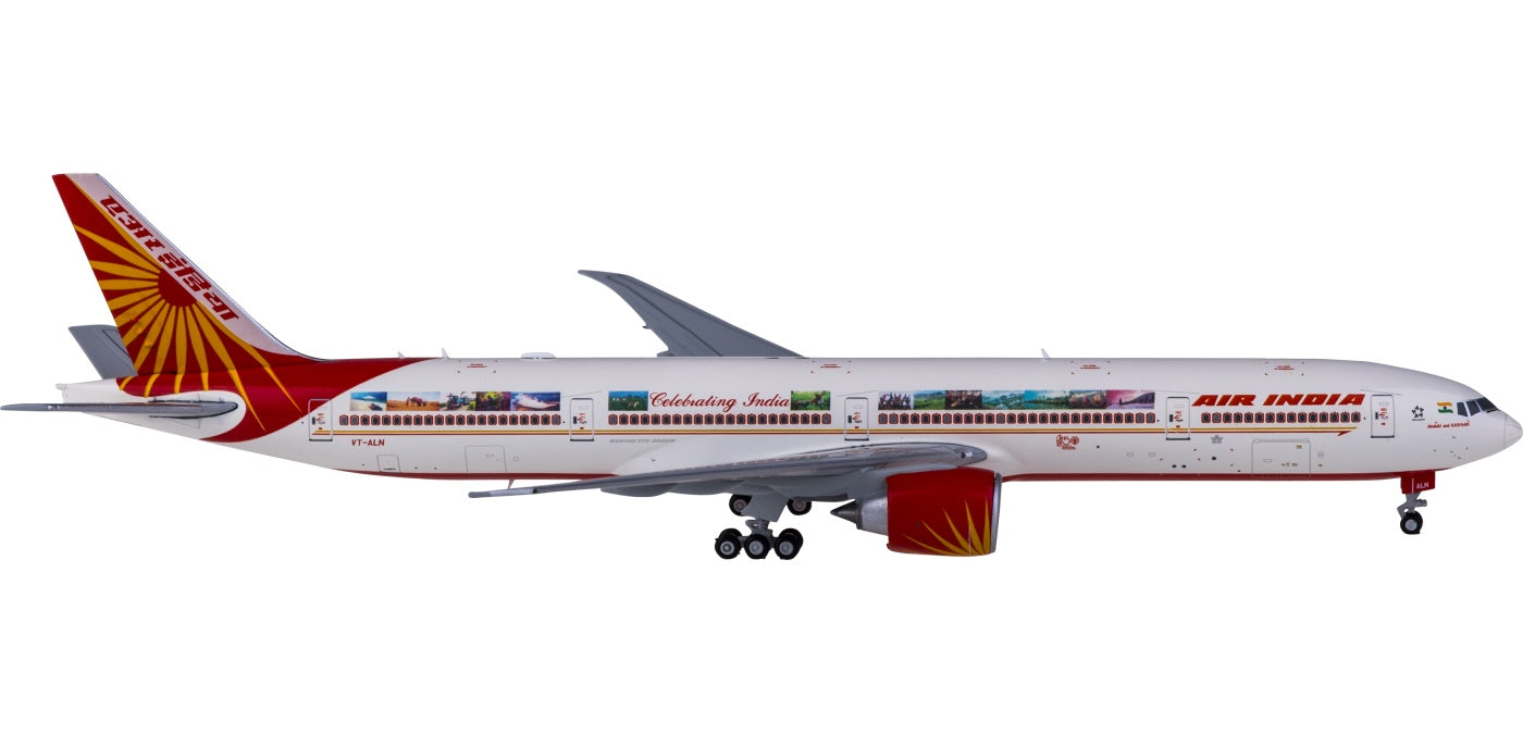 1:400 JC Wings LH4190 Air India Boeing 777-300ER VT-ALN+Free Tractor