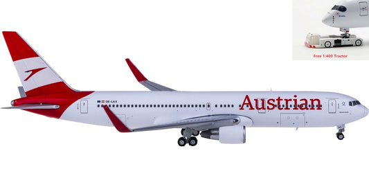 1:400 JC Wings XX4171 Austrian Airlines Boeing 767-300ER OE-LAX+Free Tractor