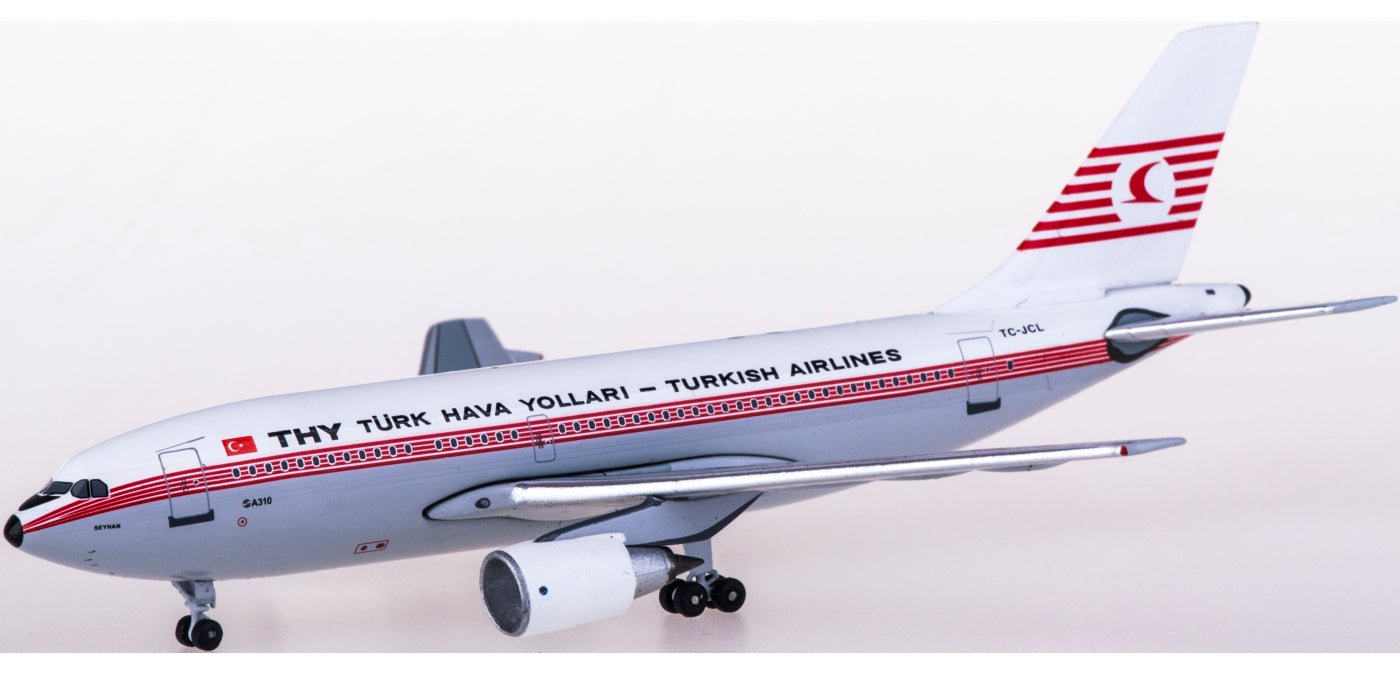 (Rare)1:400 AeroClassics AC419876 Turkish Airlines  Airbus A310-200 TC-JCL+Free Tractor