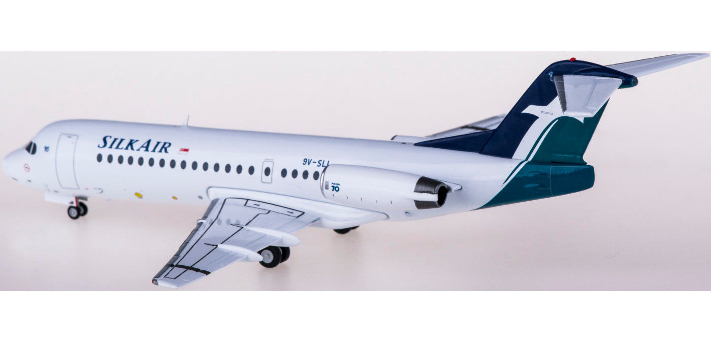 1:200 JC Wings EW2F70001 SilkAir Fokker 70 9V-SLL