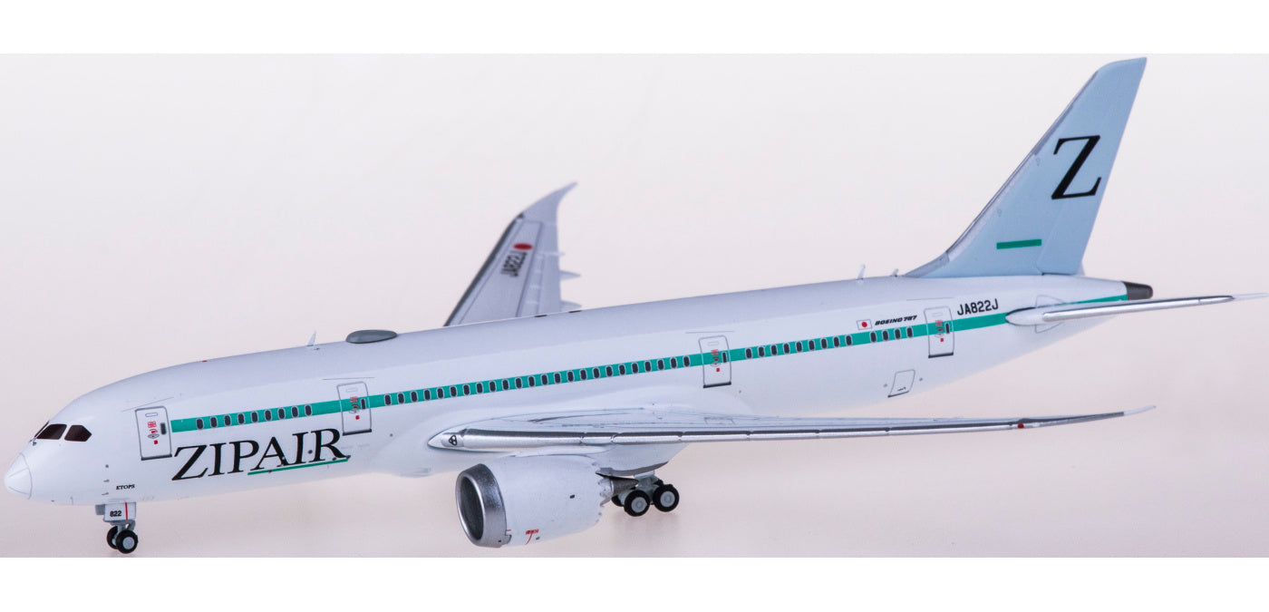 1:400 JC Wings EW4788004 ZIPAIR Boeing 787-8 JA822J+Free Tractor