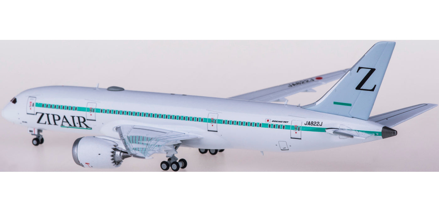 1:400 JC Wings EW4788004 ZIPAIR Boeing 787-8 JA822J+Free Tractor