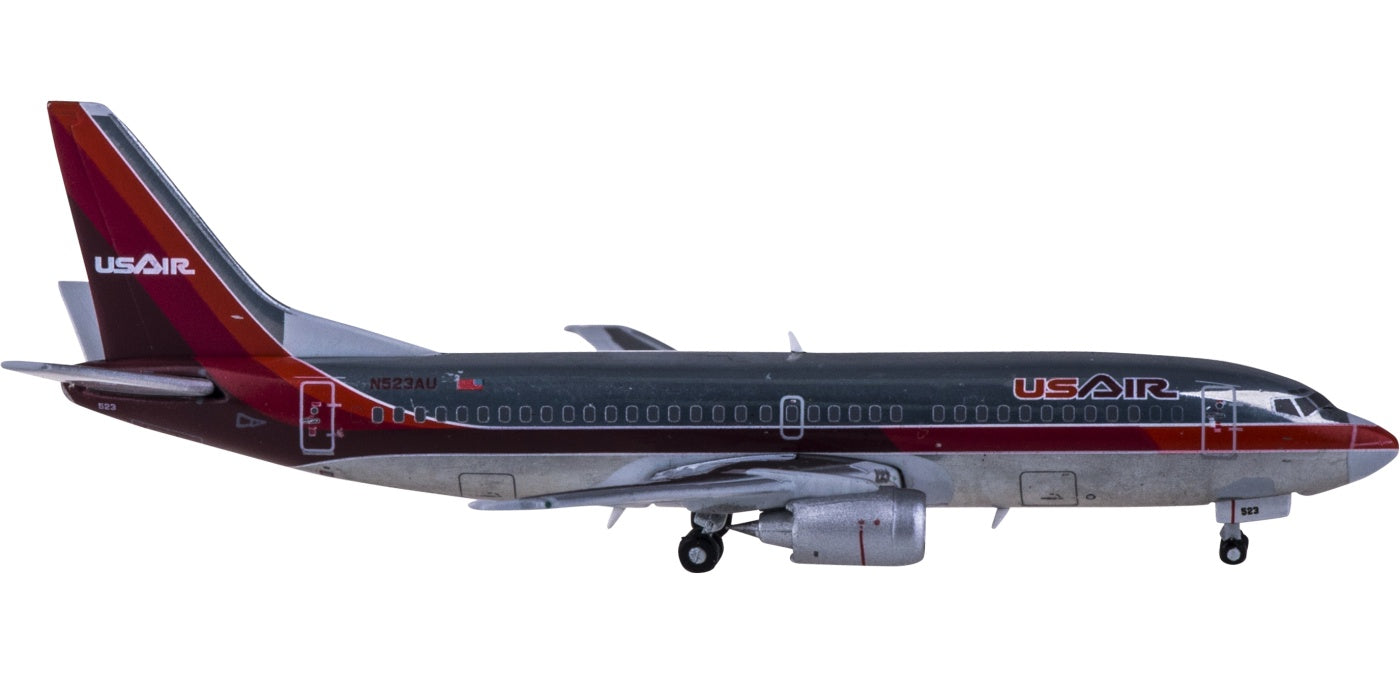 1:400 Geminijets GJUSA372 USAir Boeing 737-300 N523AU+Free Tractor