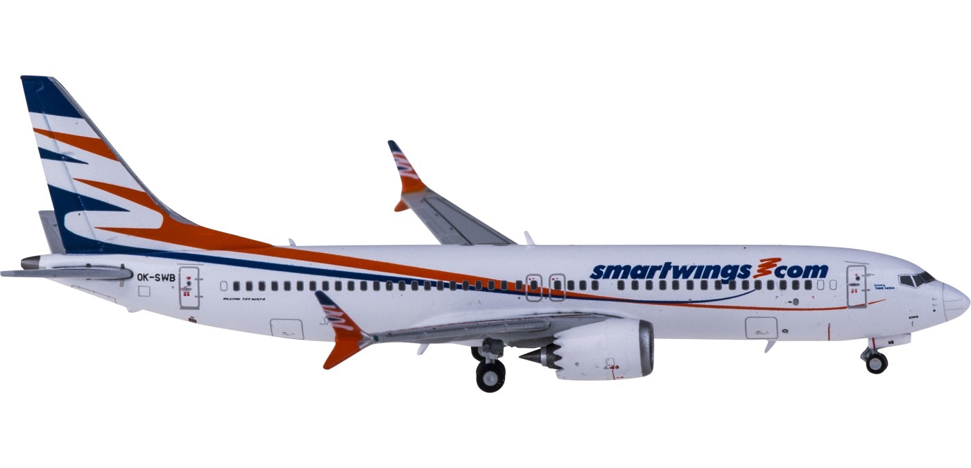 1:400 JC Wings LH4189 Smartwings Boeing 737 MAX 8 OK-SWB+Free Tractor