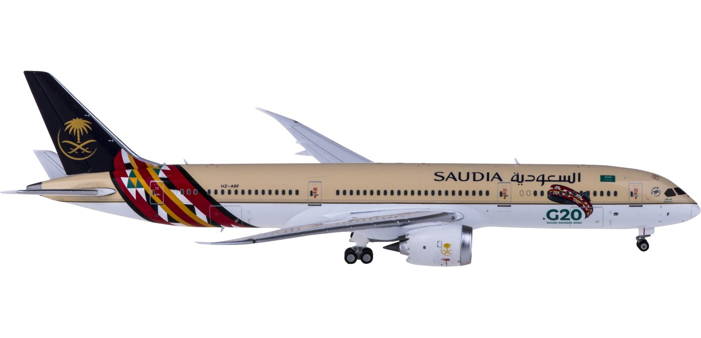 1:400 JC Wings LH4192 Saudia Boeing 787-9 Dreamliner HZ-ARF G20+Free Tractor