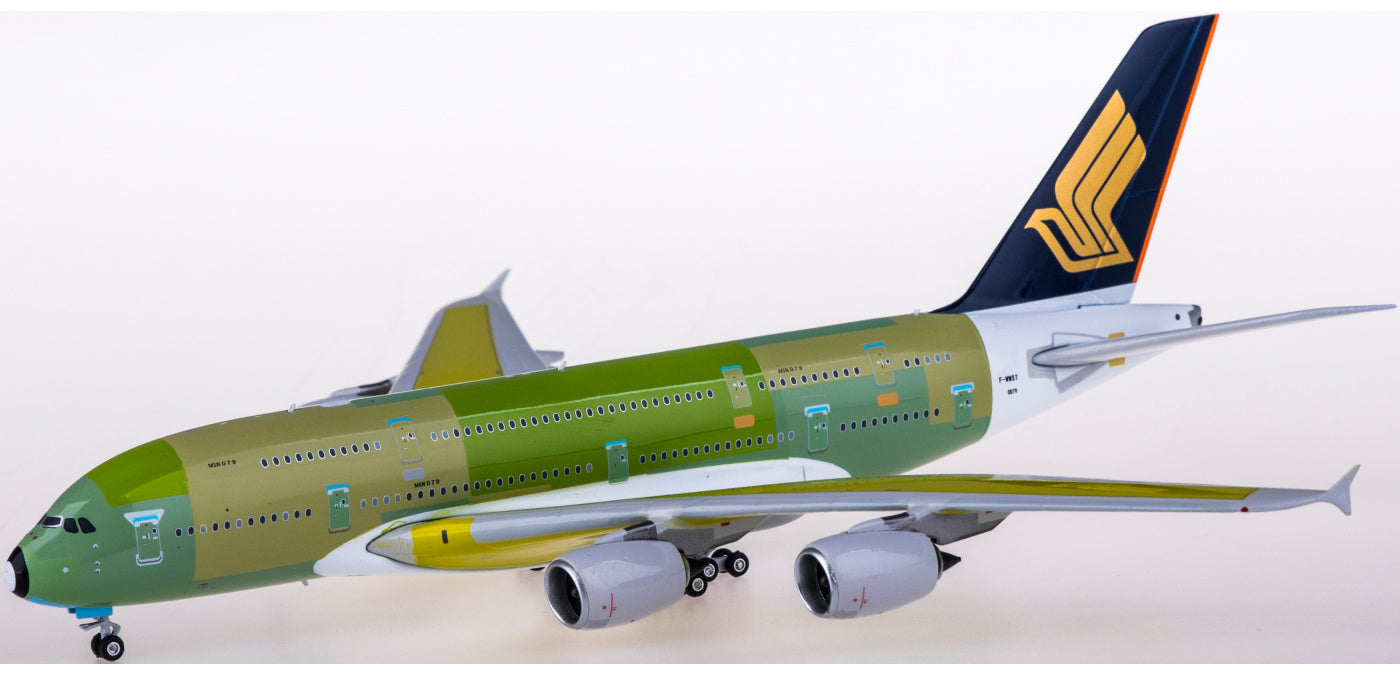 1:400 Phoenix PH04375 Singapore Airlines Airbus A380 F-WWST+Free Tractor