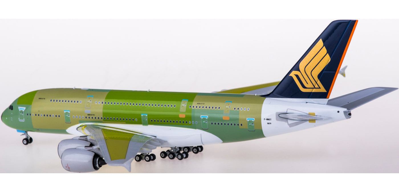 1:400 Phoenix PH04375 Singapore Airlines Airbus A380 F-WWST+Free Tractor