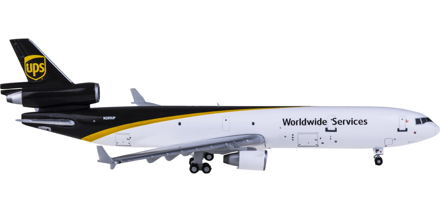 1:400 Geminijets GJUPS1991 UPS McDonnell Douglas MD-11F N281UP+Free Tractor