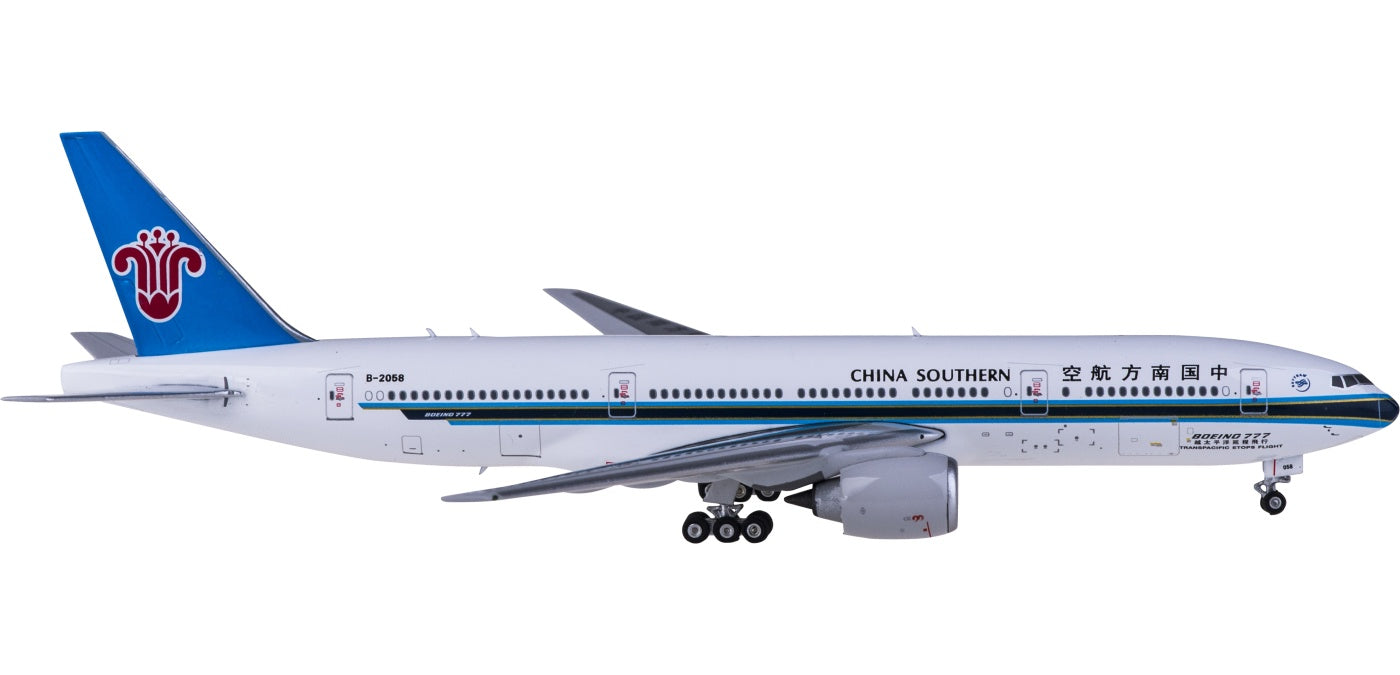 1:400 Phoenix PH11680 China Southern Airlines Boeing 777-200ER B-2058+Free Tractor