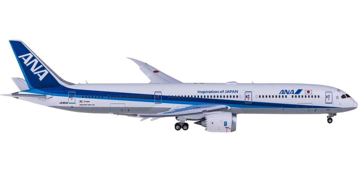 1:400 JC Wings EW478X002A ANA Boeing 787-10 Dreamliner JA901A "Flaps Down"Aircraft Model+Free Tractor