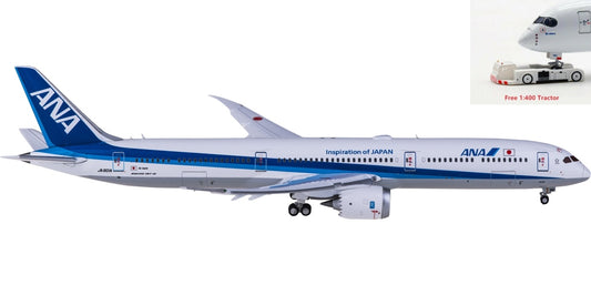 1:400 JC Wings EW478X002A ANA Boeing 787-10 Dreamliner JA901A "Flaps Down"Aircraft Model+Free Tractor