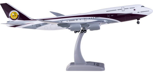1:200 Hongan Wings HG11700GR Qatar Amiri Flight Boeing 747-8 VQ-BSK