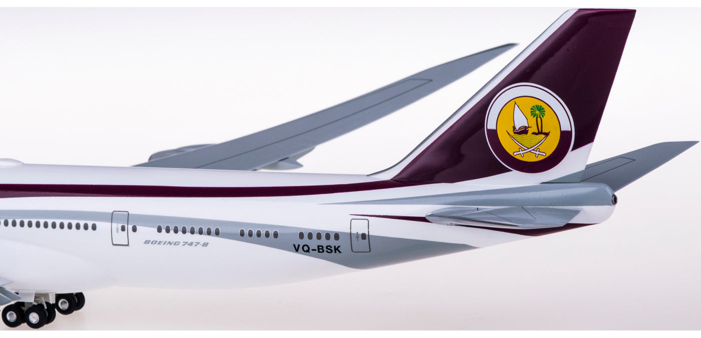 1:200 Hongan Wings HG11700GR Qatar Amiri Flight Boeing 747-8 VQ-BSK