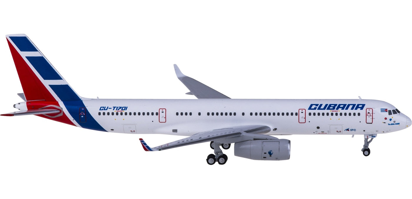 1:400 NG Models NG40001 Cubana Tupolev TU-204-100E CU-T1701+Free Tractor