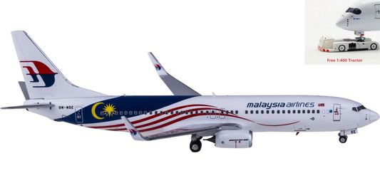 1:400 NG Models NG58103 Malaysia Airlines Boeing 737-800 9M-MSE +Free Tractor