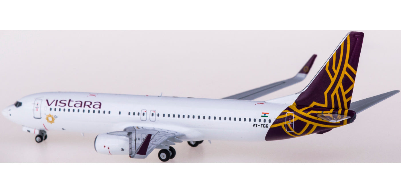 1:400 NG Models NG58105 Vistara Boeing 737-800 VT-TGG+Free Tractor