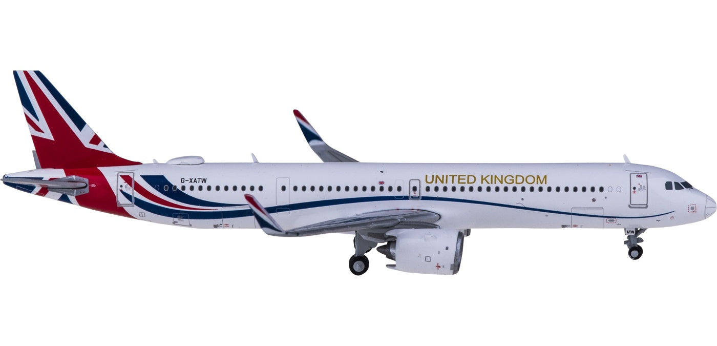 1:400 Geminijets GMRAF111 RAF Royal Air Force Airbus A321neo G-XATW+Free Tractor