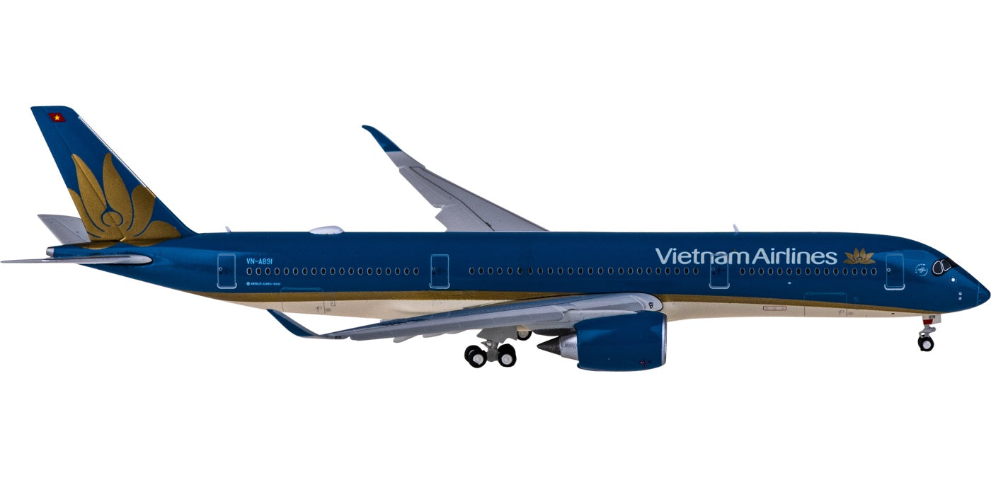 1:400 JC Wings LH4053A Vietnam Airlines Airbus A350-900XWB VN-A891 Flaps Down+Free Tractor