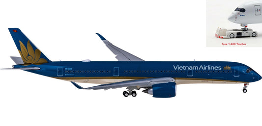 1:400 JC Wings LH4053A Vietnam Airlines Airbus A350-900XWB VN-A891 Flaps Down+Free Tractor