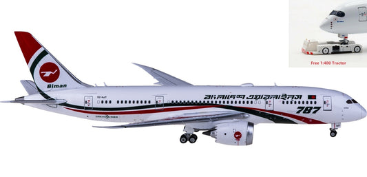 1:400 JC Wings LH4137 Biman Boeing 787-8 Dreamliner S2-AJT+Free Tractor