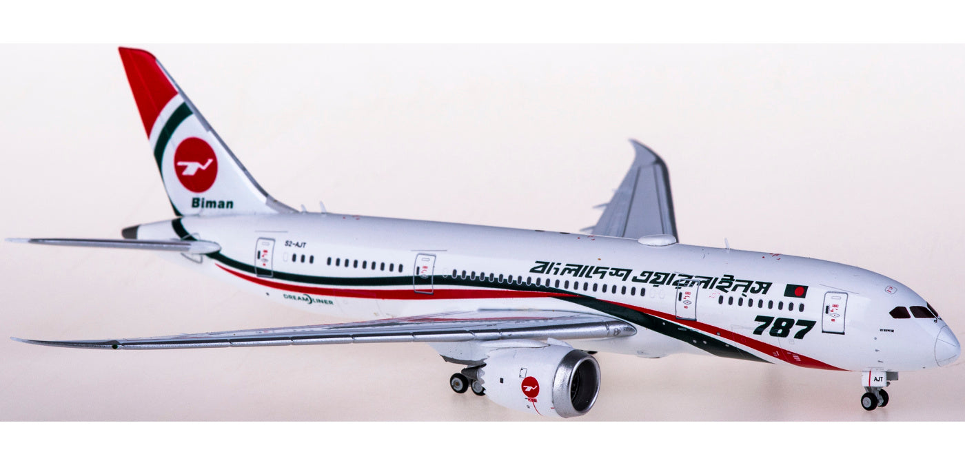 1:400 JC Wings LH4137 Biman Boeing 787-8 Dreamliner S2-AJT+Free Tractor