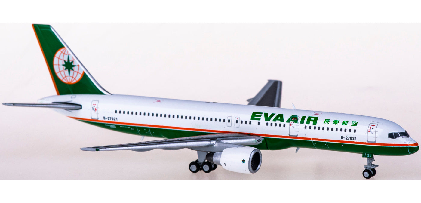 1:400 JC Wings XX4418 EVA Air Boeing 757-200 B-27021+Free Tractor