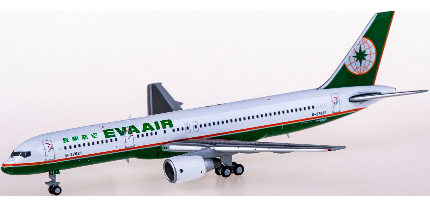 1:400 JC Wings XX4418 EVA Air Boeing 757-200 B-27021+Free Tractor