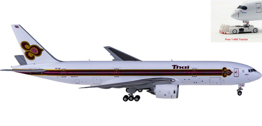 1:400 JC Wings XX4881 Thai Airways Boeing 777-200 HS-TJB+Free Tractor