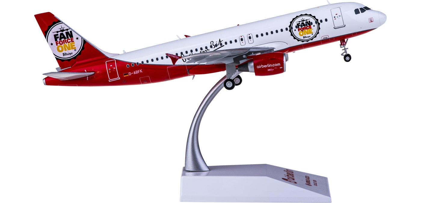 1:200 JC Wings LH2202 Air Berlin Airbus A320 D-ABFK Fan Force One