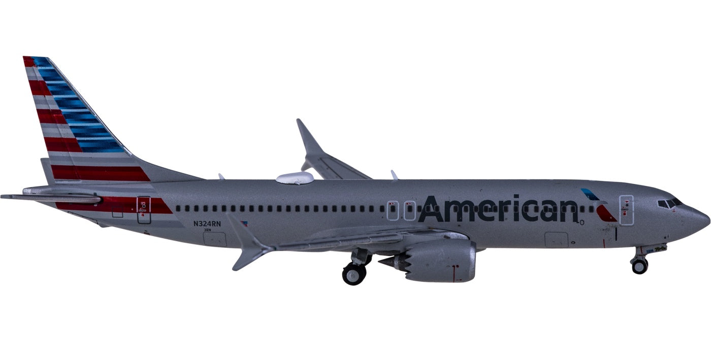 1:400 Geminijets GJAAL1863 American Airlines Boeing 737 MAX 8 N324RN+Free Tractor