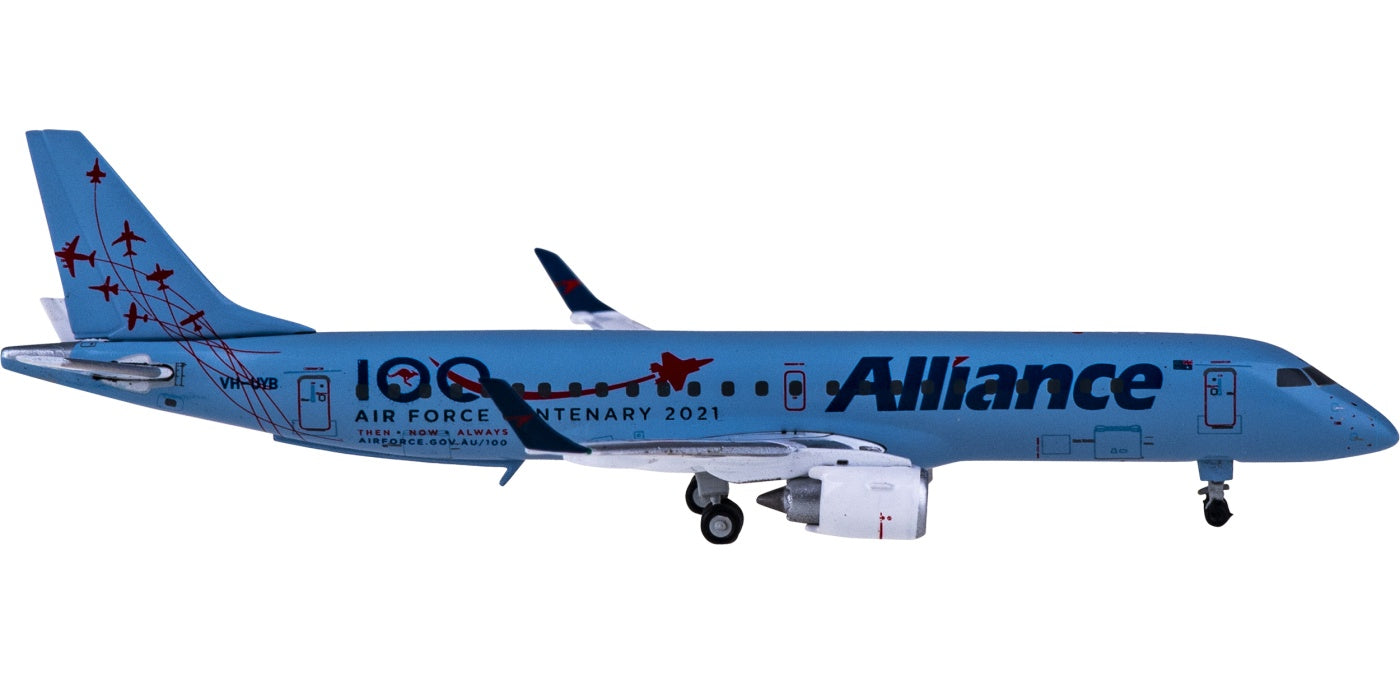 (Rare)1:400 Geminijets GJUTY2000 Alliance Airlines Embraer ERJ-190 VH-UYB Air Force Centenary 2021+Free Tractor