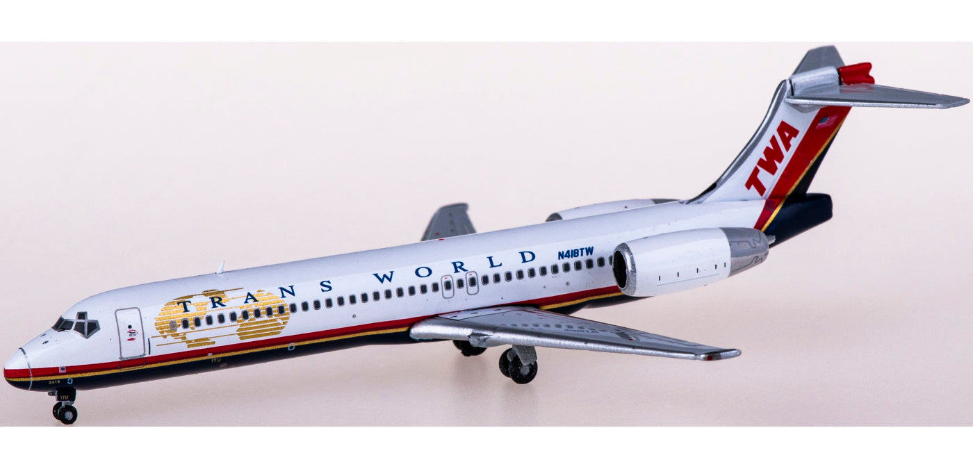 1:400 Geminijets GJTWA2008 TWA  Boeing 717-200 N418TW +Free Tractor