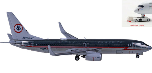 1:400 Geminijets GJAAL1973 American Airlines Boeing 737-800 N905NN Astrojet+Free Tractor