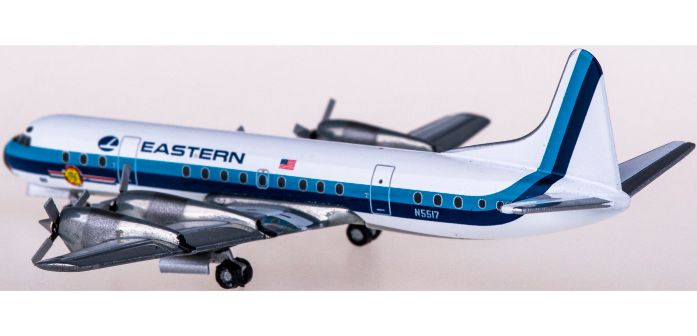 1:400 Geminijets GJEAL373 Eastern AirLines Lockheed L-188 Electra N5517+Free Tractor