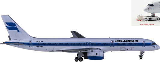 1:400 NG Models NG53177 Icelandair Boeing 757-200 TF-FII+Free Tractor