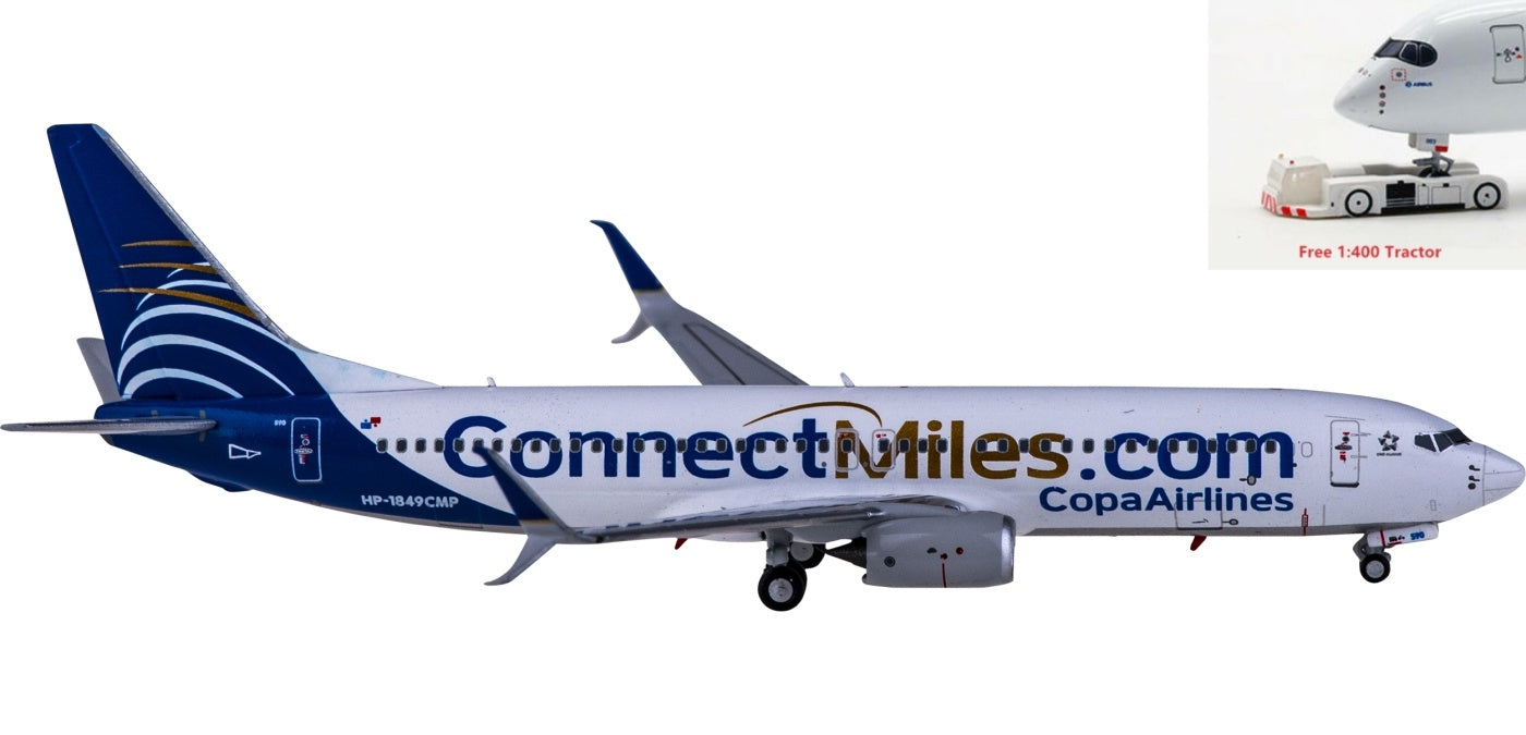 1:400 NG Models NG58109 Copa Boeing 737-800 HP-1849CMP+Free Tractor