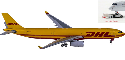 1:400 Phoenix PH04409 DHL Airbus A330-300 D-ACVG+Free Tractor