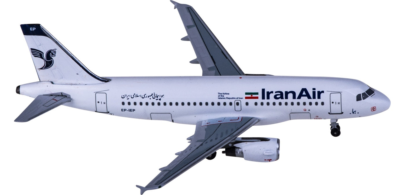 1:400 AeroClassics AC411020 Iran Air Airbus A319 EP-IEP Aircraft Model+Free Tractor