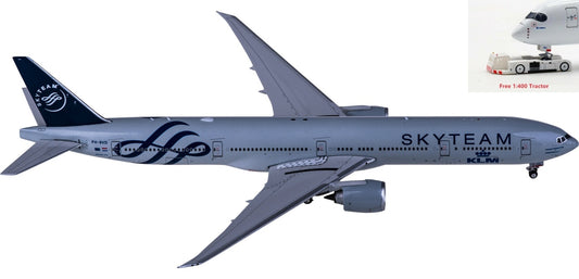 1:400 Phoenix PH11705 KLM Boeing 777-300ER PH-BVD "SKYTEAM"+Free Tractor